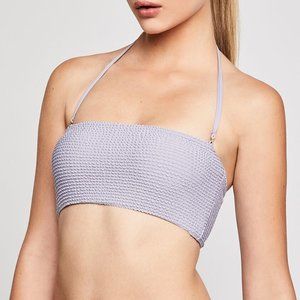 BCBGeneration | Plaited Bandeau Top in Slate